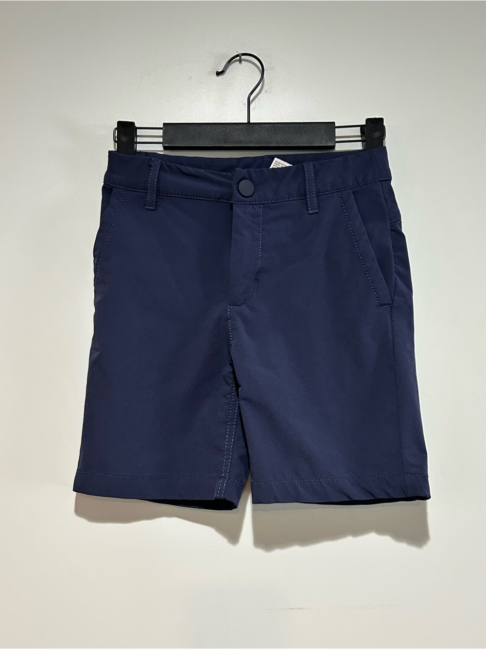 all in motion Navy Athletic Shorts with Button Waist